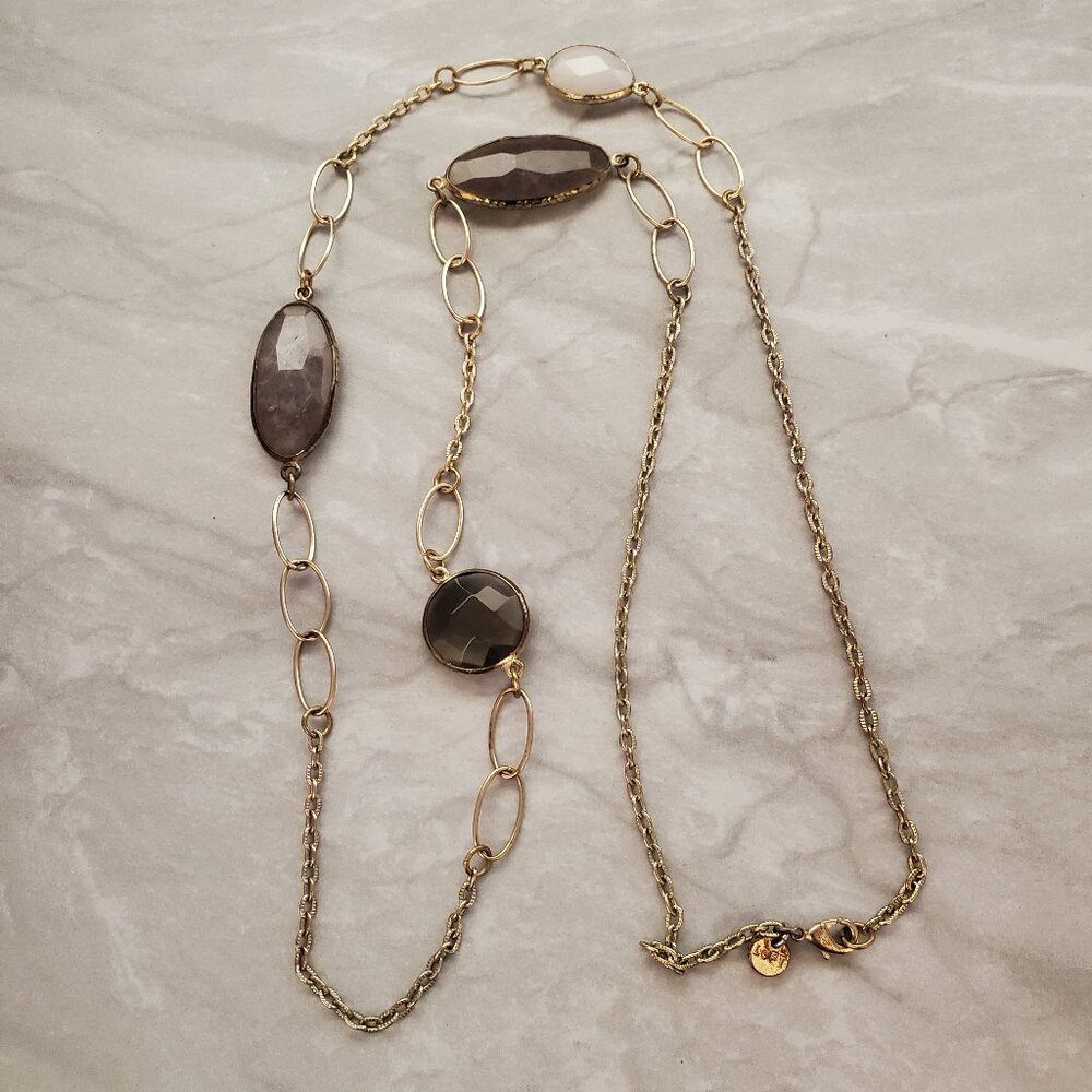 💕 LOFT Long Stone Stationary Sweater Necklace 💕